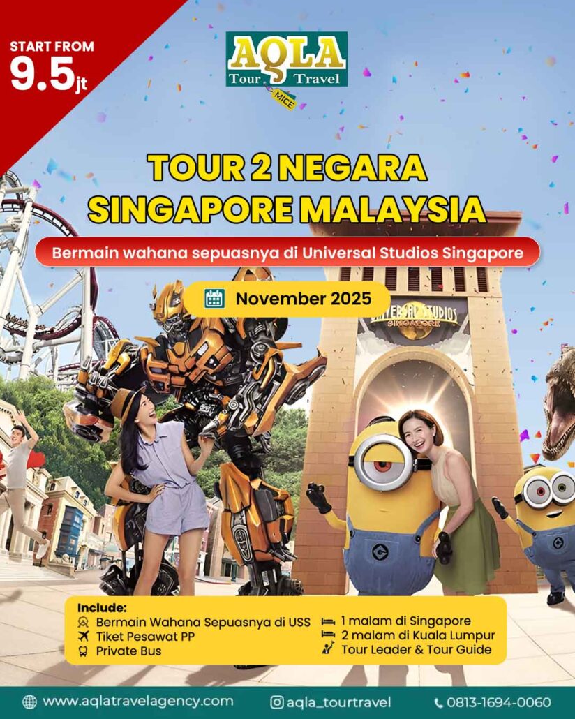 Open Trip Singapore Malaysia 4D3N - Fun November Trip
