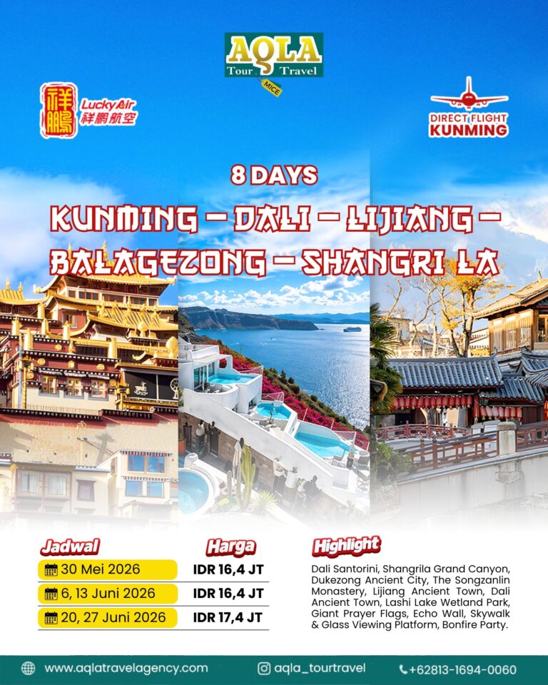 2. 8D KUNMING – DALI – LIJIANG – BALAGEZONG – SHANGRILA
