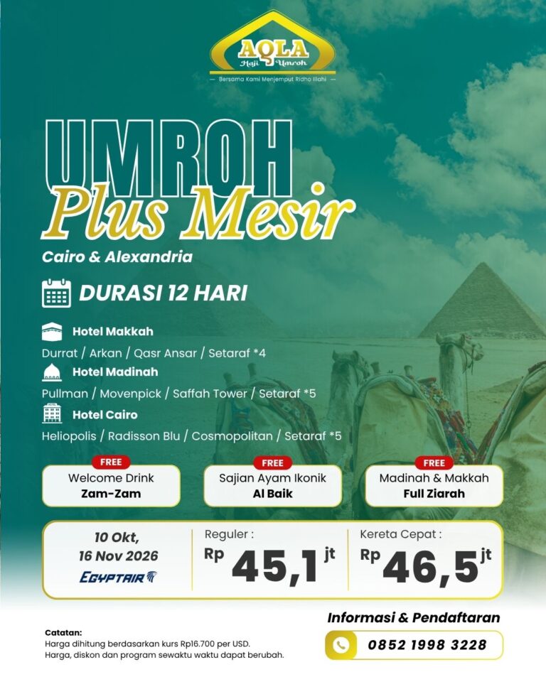 16._Umrah Plus Mesir Cairo & Alexandria