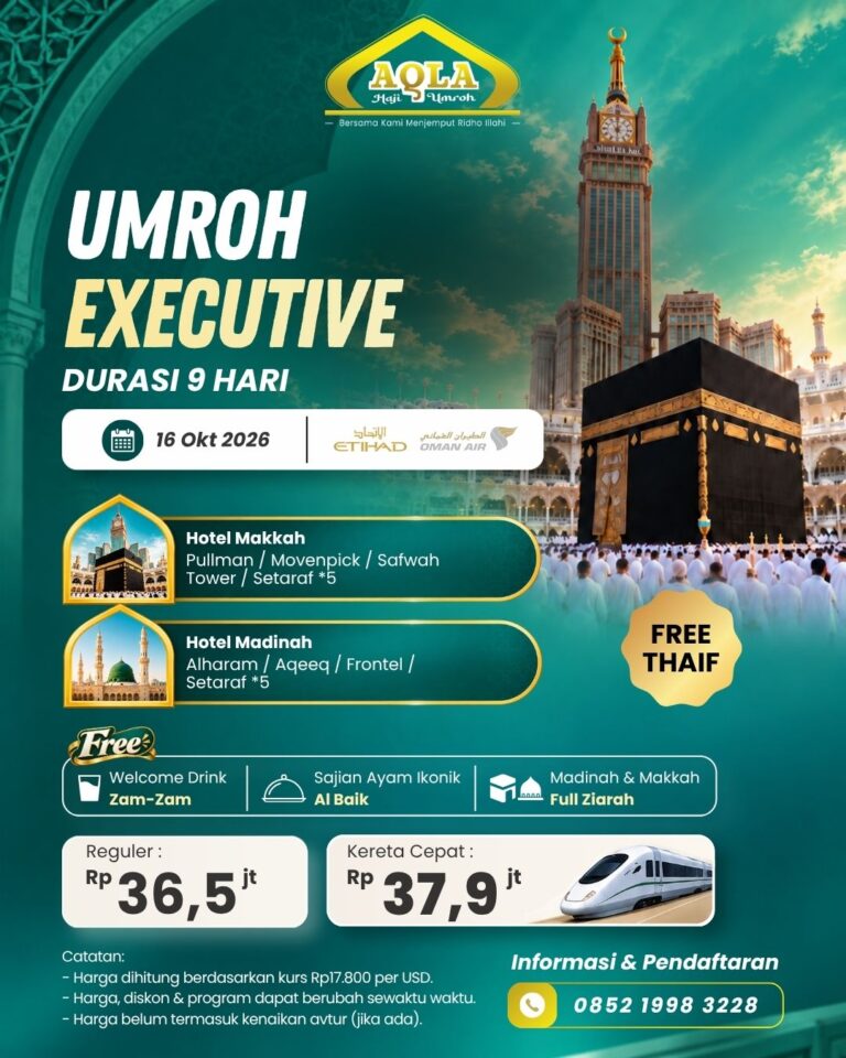 3. umroh Executive (16 Okt 2026)