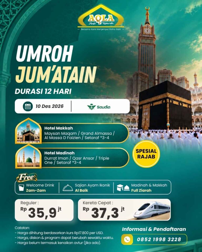 3. umroh Jum’atain (10 Des 2026)